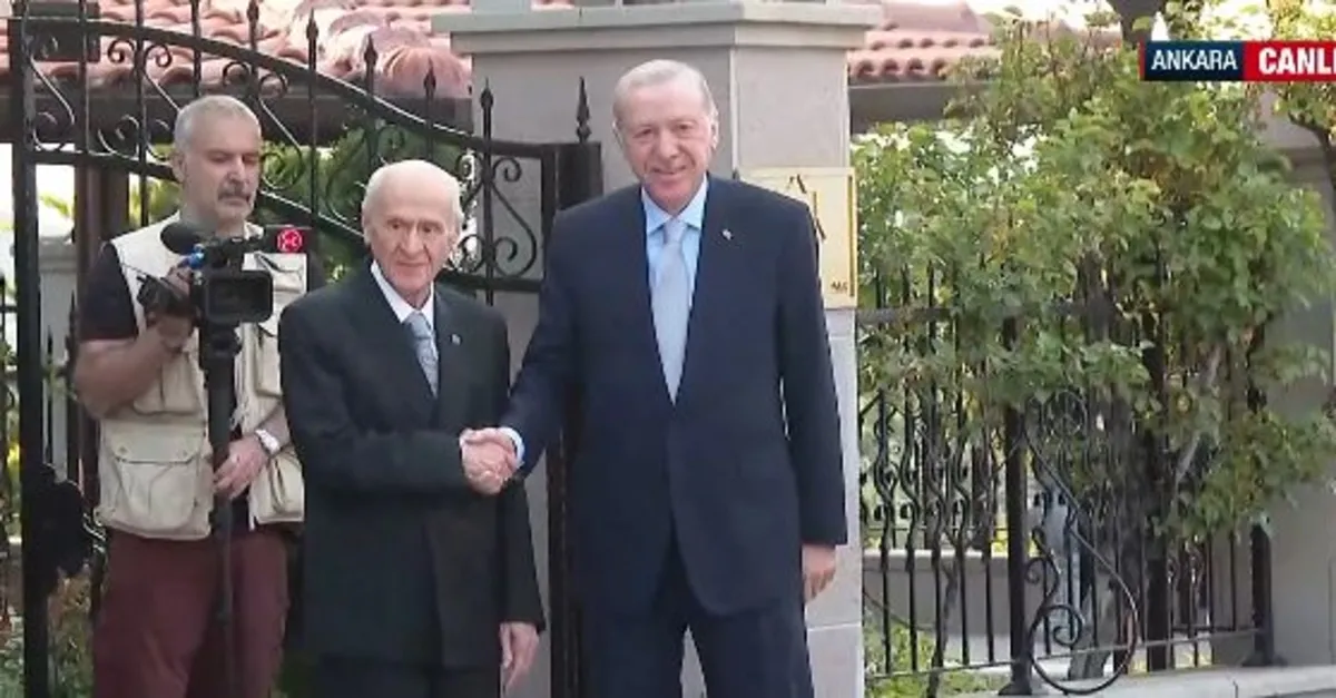 Erdoğan - Bahçeli görüşmesi sona erdi!