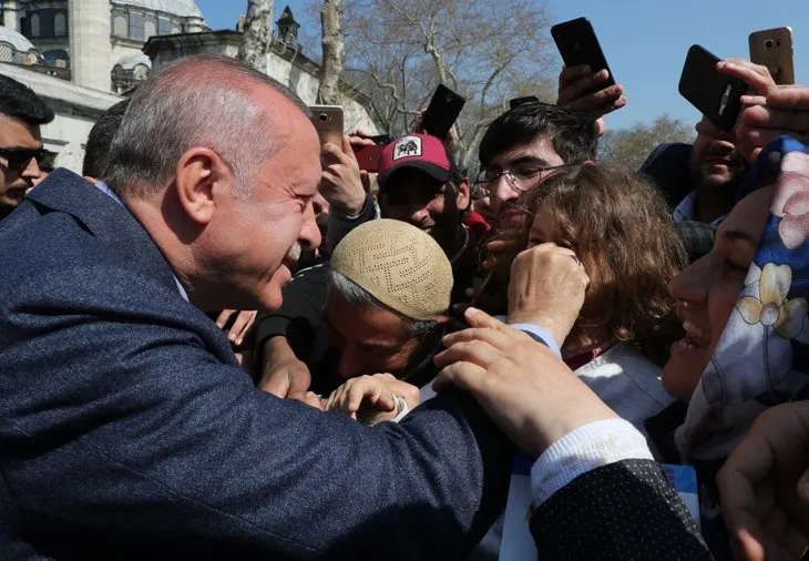 Başkan Erdoğan'a vatandaşlardan sevgi seli!