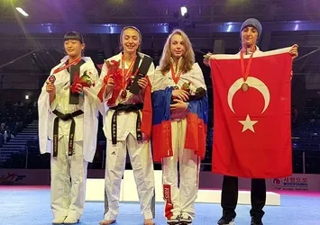 Tekvandoda altın madalya
