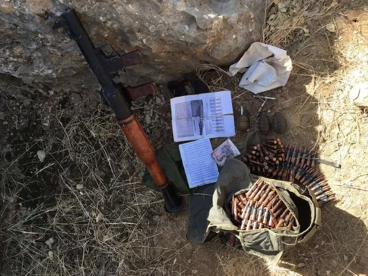 Hakkari’de PKK’ya ait mühimmat bulundu