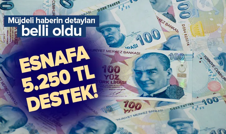 Esnafa 5.250 TL! Detaylar belli oldu | Çifte ödeme yapılacak