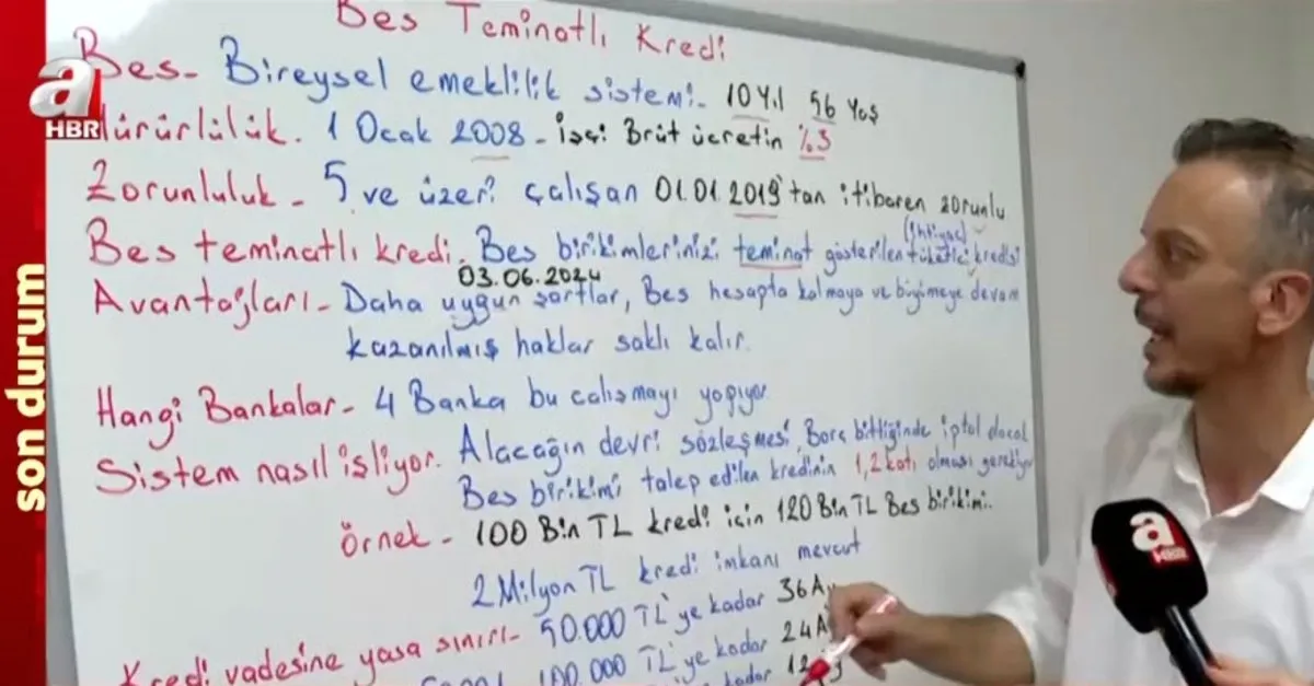 BES teminatlı ihtiyaç kredisi olur mu? Bankalar kredi vermek için hangi şartları öne sürüyor? A Haber'de anlattı