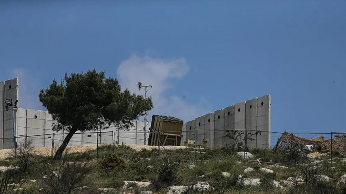 Terör devleti İsrail'in Demir Kubbe sistemi görüntülendi