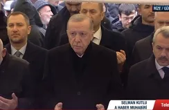 Başkan Erdoğan hemşehrisinin cenazesinde