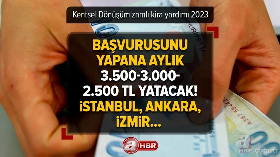 Kentsel Dönüşüm zamlı kira yardımı 2023 | Başvurusunu yapana aylık 3.500-3.000-2.500 TL yatacak! İllere göre kim ne kadar alacak? 1