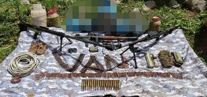 Van’da terör örgütü PKK’nın silah ve mühimmatı ele geçirildi