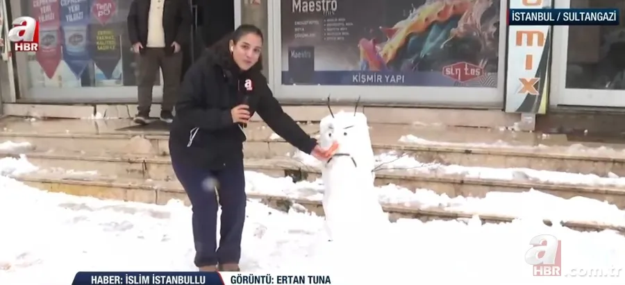 İstanbul’da yoğun kar! A Haber yağışın etkili olduğu ilçelerde 20