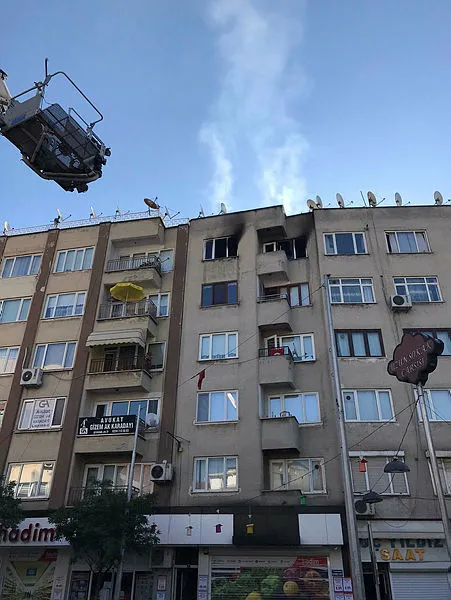Bursa'da korku dolu anlar! Evde çıkan yangın 1 saatte söndürüldü - 1
