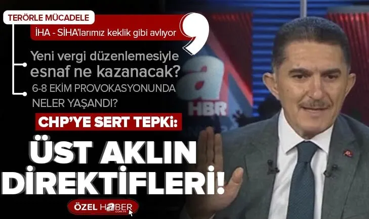 Çarpıcı açıklamalar: Üst aklın verdiği direktifler!