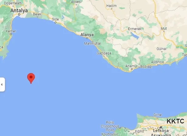 Akdeniz’de deprem! Akdeniz’de kaç şiddetinde, nerede deprem oldu? 25 Aralık Kandilli Rasathanesi ve AFAD son depremler