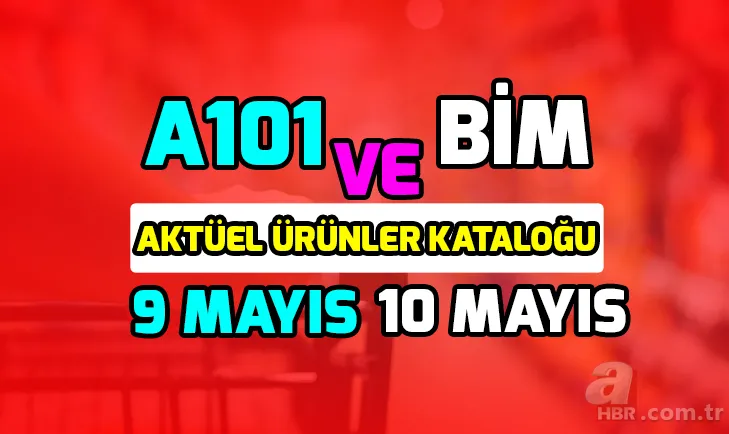 A101 aktüel ürünler kataloğu 9 Mayıs ve BİM aktüel ürünler kataloğu 10 Mayıs! A101 ve BİM indirimli ürünler neler? 1