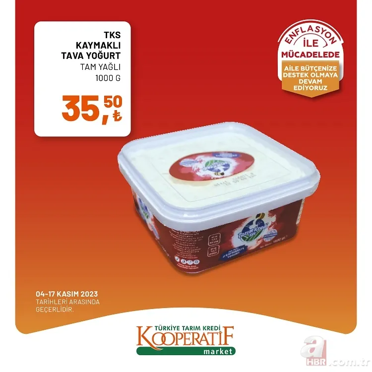 Tarım Kredi Market indirim yarın sona eriyor! 40'lı tuvalet kağıdı 154,90 TL, Çay 89 TL, 100'lü peçete 13,90 TL ve pilavlık bulgur 48,90 TL'den satışa sunuyor 18