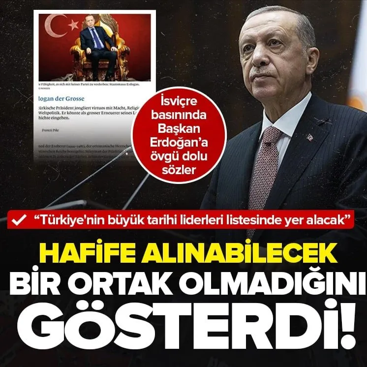 İsviçre basınında Büyük Erdoğan makalesi!