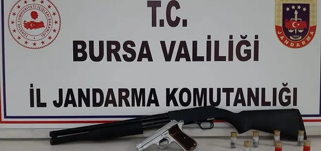 Bursa’da silah kaçakçılarına operasyon: 7 gözaltı