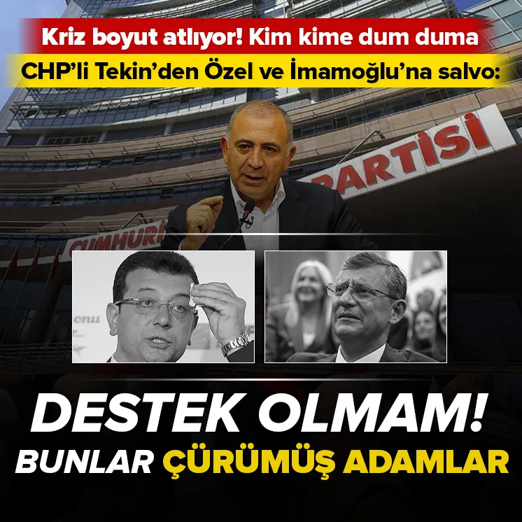 CHPli Gürsel Tekinden Özel ve İmamoğluna salvo