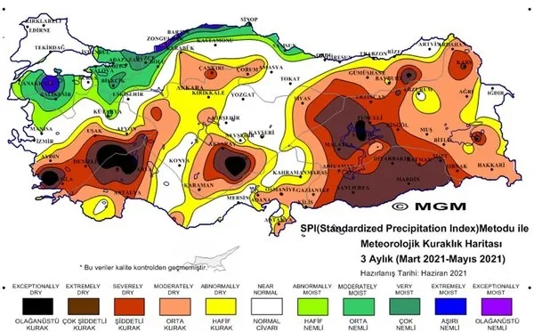 Son dakika: Haritalar yayınlandı: Yağışlar yüzde 66 azaldı! 'Olağanüstü kuraklık' uyarısı - 5