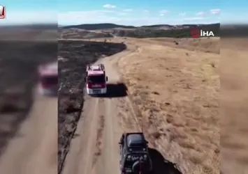 Çankırı’da arazi yangını söndürüldü