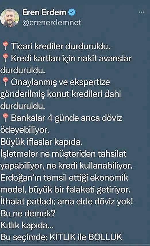 Kriz lobisinin tetikçileri saldırıya geçti! ’Ticari kredi verilmiyor’ yalanına sarıldılar