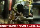 Maske kavgasında tekmeler konuştu