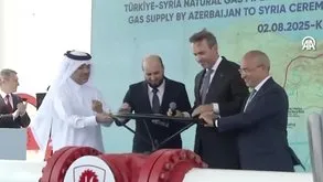 Türkiye'den Suriye'ye ilk doğal gaz akışı