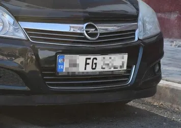 FG harf grubu plaka istemeyenlere başka plaka verilecek