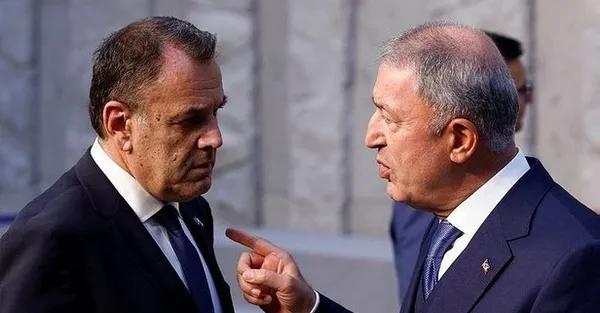 Milli Savunma Bakanı Hulusi Akar Yunan bakana ayar verdi: Bu kafayla giderlerse yüzme bilmek işlerine çok yarayacak