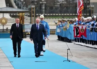 Başkan Erdoğan, Belarus Cumhurbaşkanı Lukashenko'yu böyle karşıladı