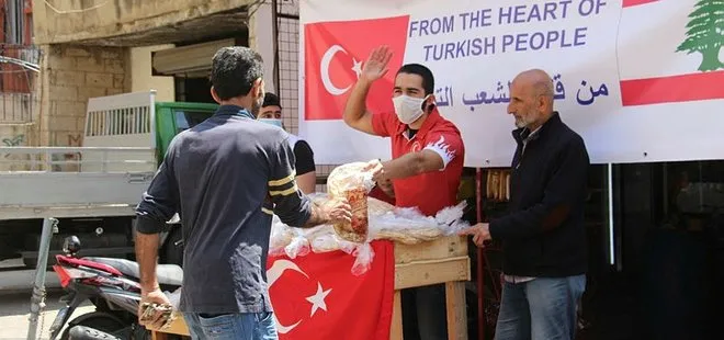 Türkiye’den Lübnan’a ekmek yardımı