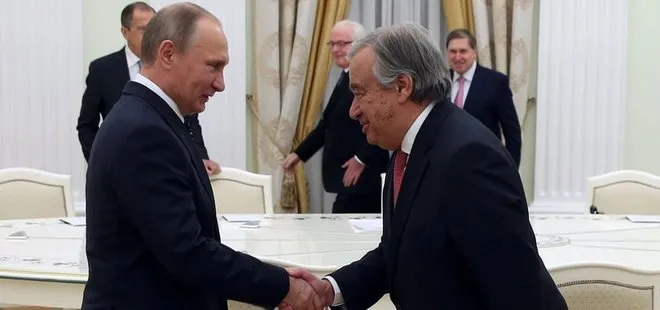 BM Genel Sekreteri Guterres, Rus lider Putin ile görüşecek