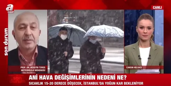 Son dakika: İstanbul’a ne zaman kar yağacak? Uzaman isimler A Haber’de uyardı! İstanbul’a şiddetli kar geliyor