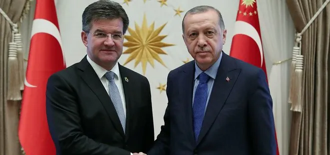 Başkan Erdoğan, Slovakya Dışişleri Bakanı Lajcak’ı kabul etti