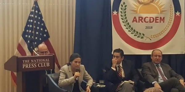 PYD-YPG elebaşı İlham Ahmed Kongre’de Trump ile görüştü