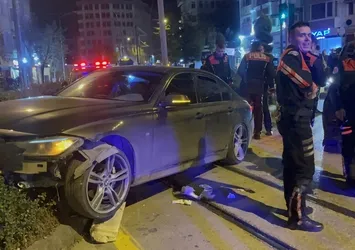 Polisin dur ihtarına uymayan sürücü kovalamacanın ardından yakalandı