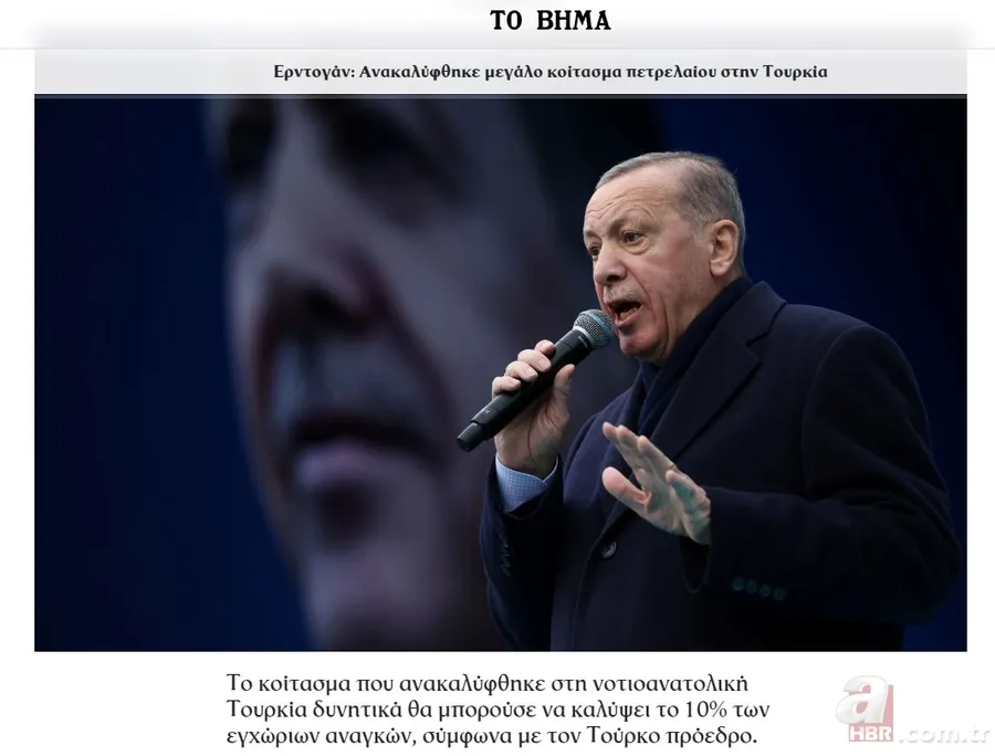 Gabar petrolü Yunanistan'da manşet oldu! "Erdoğan ortaya çıkardı" 9