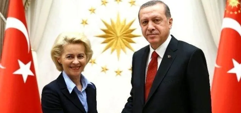 Başkan Erdoğan, AB Komisyonu Başkanı von der Leyen ile görüştü