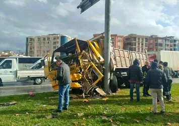 Edremit Otogar Kavşağı'nda kaza