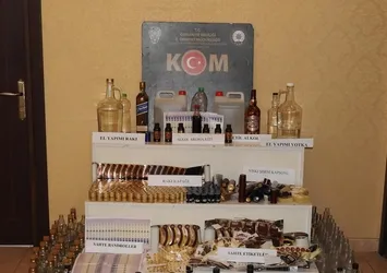 Osmaniye'de sahte içki operasyonu!