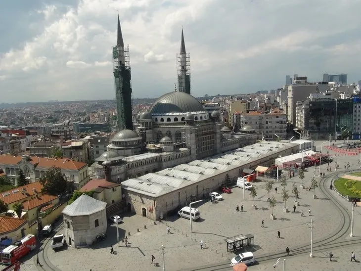 Taksim Camii�nin yüzde 90�ı bitti! Son hali böyle görüntülendi