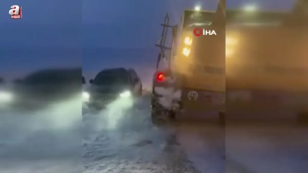 Muş’ta karda mahsur kalan vatandaş kurtarıldı