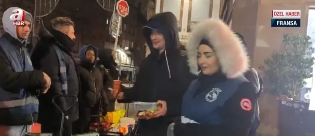 Fransa genelinde 42 bini çocuk 300 bin kişi sokaklarda yaşıyor! Fransa’daki Türklerden evsizlere yardım eli