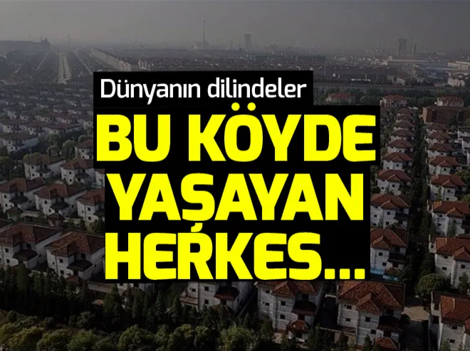 Çinin en zengin köyü! Herkes villada yaşıyor