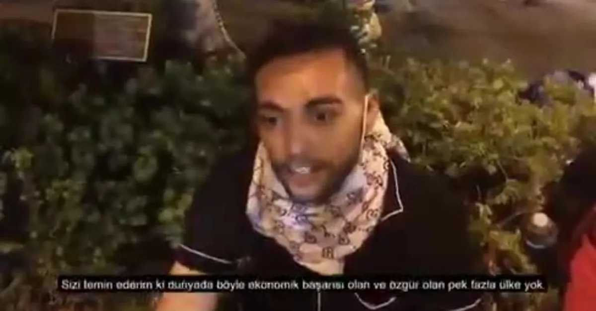 ABD'deki George Floyd gösterilerinde Faslı gençten Başkan Erdoğan'a övgü dolu sözler