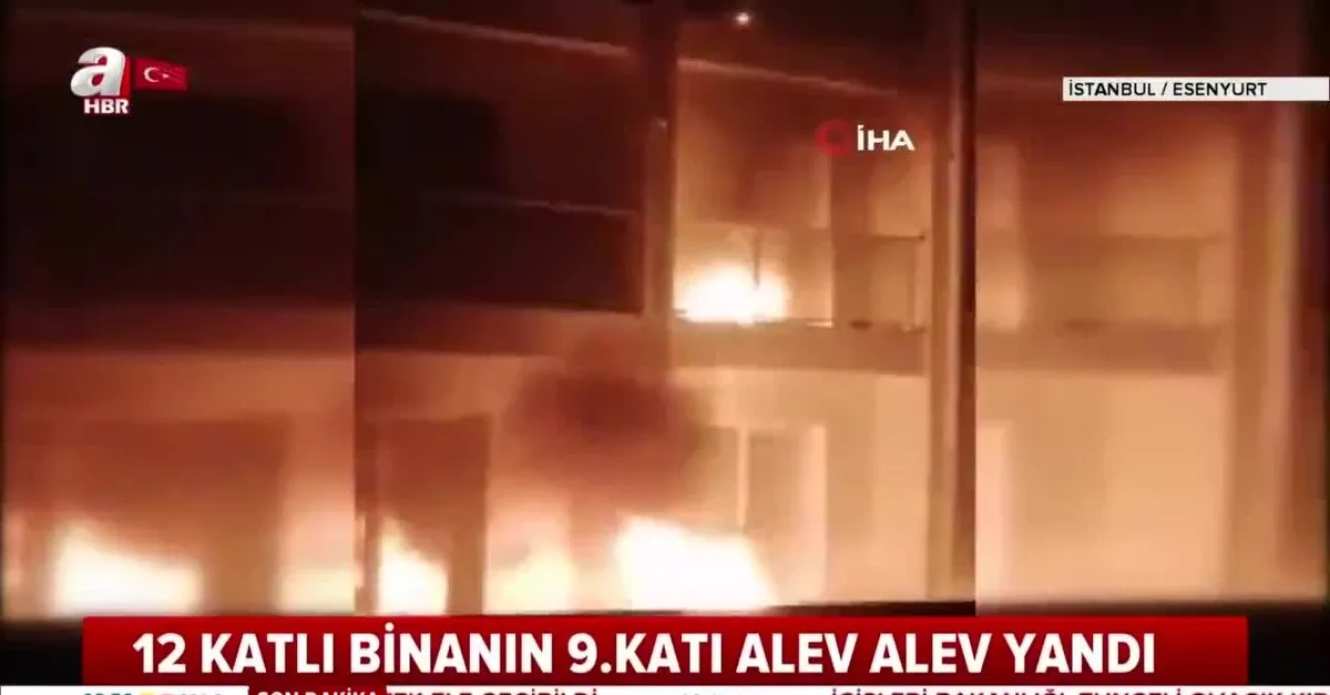 Istanbul Esenyurt Ta Korkutan Yangin Ahaber Video Izle