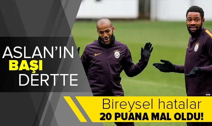 Galatasaray’da bireysel hatalar 20 puana mal oldu