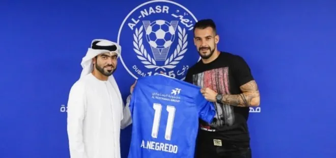 Negredo imzayı attı, formayı giydi!