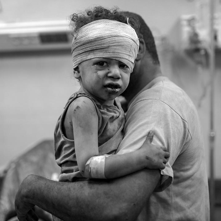 Katil İsrail’in hedefinde hastaneler var! Binlerce sivil zor anlar yaşadı