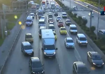 İstanbul'da sabah trafiği! İşte trafik yoğunluk haritasında son durum