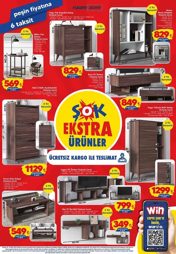 20 Ekim ŞOK aktüel indirim kataloğu yayınladı! ŞOK Airfryer 1.499 TL, tost makinesi 199 TL, katlanır masa 699 TL, kitaplık 699 TL’den satıyor