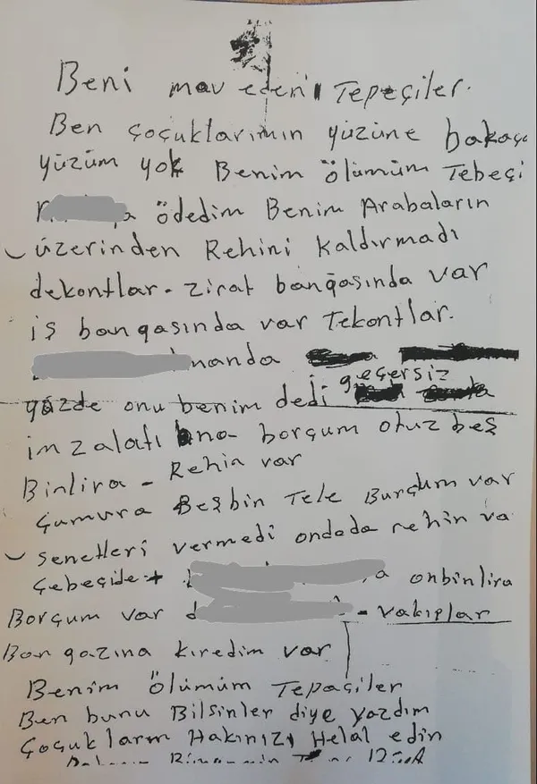 Bir babanın son feryadı! Mektubunda her şeyi yazdı - 2