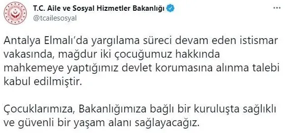 Son dakika: Elmalı davası sanığı annenin Twitter hesabı kapatıldı